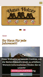 Mobile Screenshot of haus-holzer.at